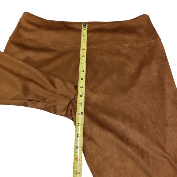 Soft Surroundings Brown elastic waist casual  Stretchy legging pants Size Large - Picture 2 of 11
